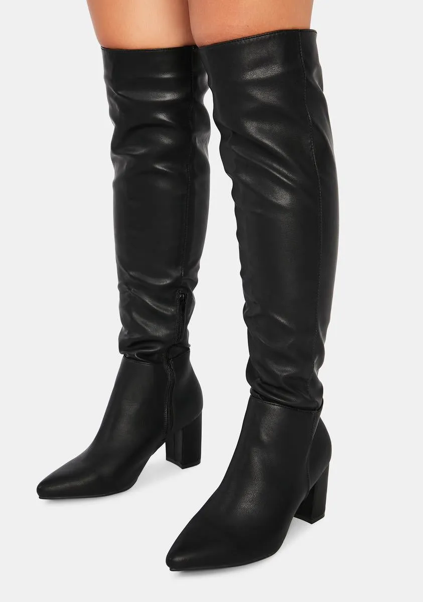 Go Go With The Flow Knee High Boots