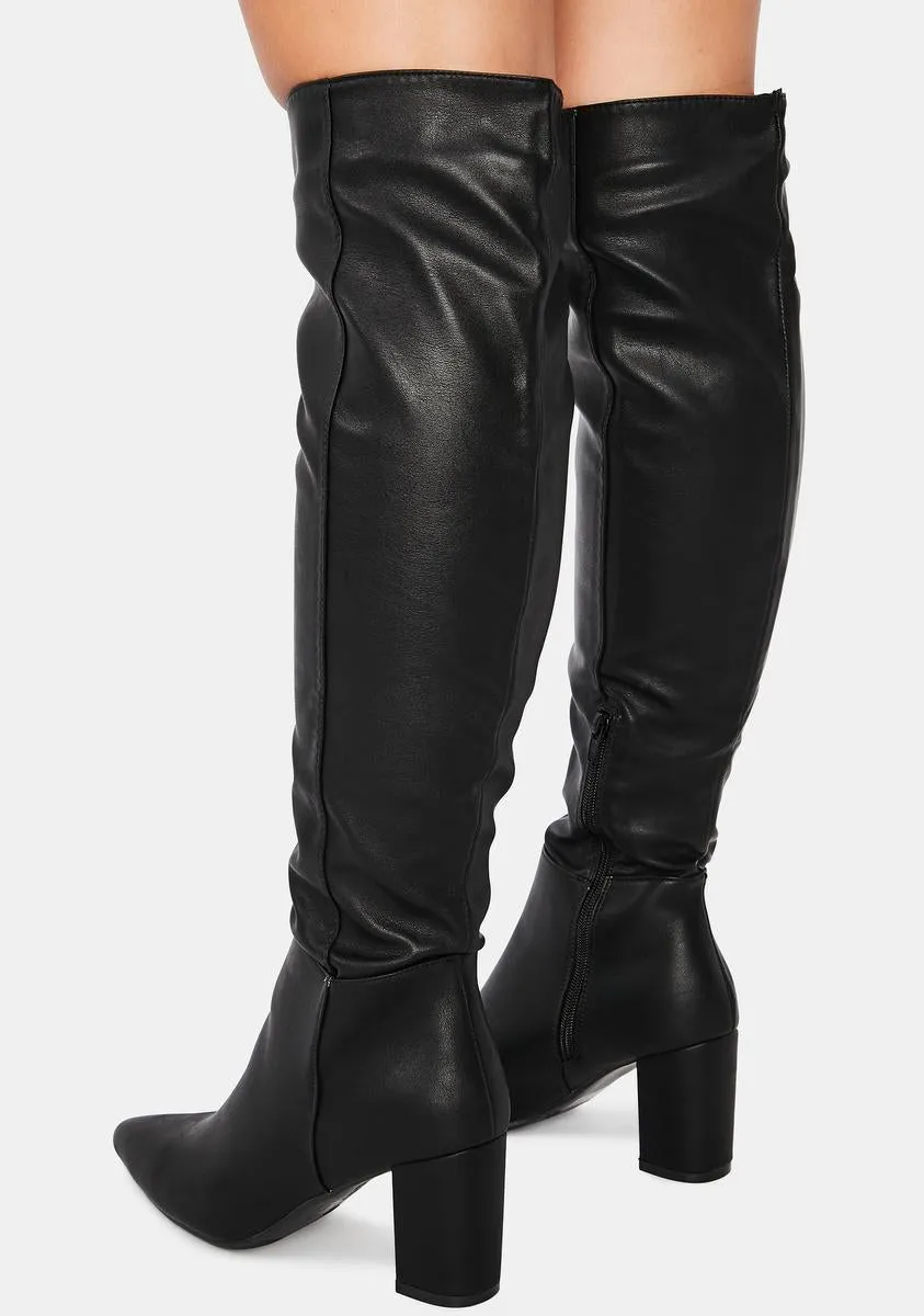 Go Go With The Flow Knee High Boots