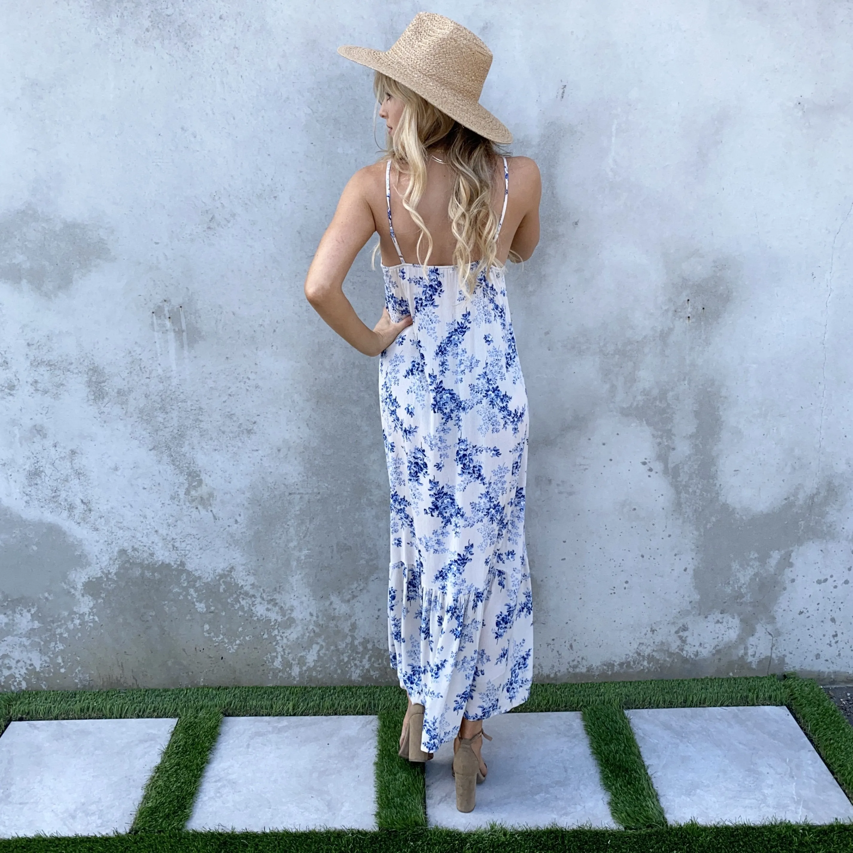 Heavenly Bliss Floral Maxi Dress
