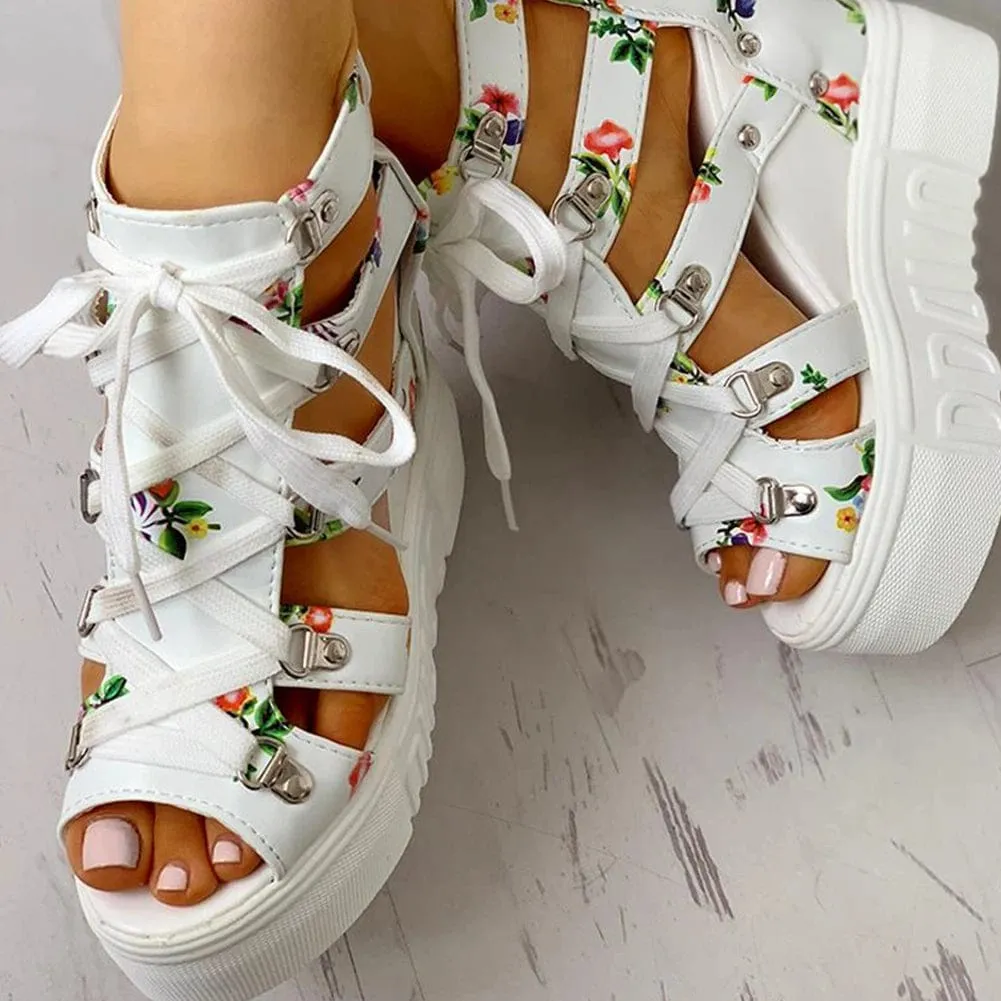 Paige Platform Heeled Sandals